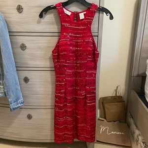 Scala Sequin Red Cocktail Dress!